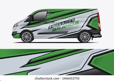 Van Wrap Design Wrap Sticker Decal Stock Vector (Royalty Free) 1361551988 | Shutterstock