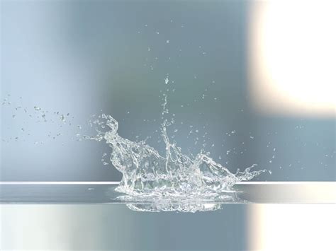 Premium PSD | Water Drop Splash