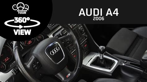 audi a4 2006 - interior 360° view - YouTube