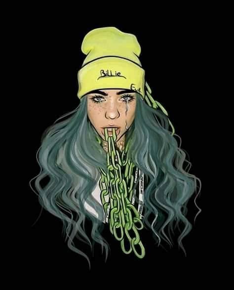 Pin de Mel em Billie Eilish | Desenhos de amor tumblr, Desenhos de pessoas, Desenhos de celebridades