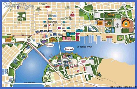 Jacksonville Map - ToursMaps.com