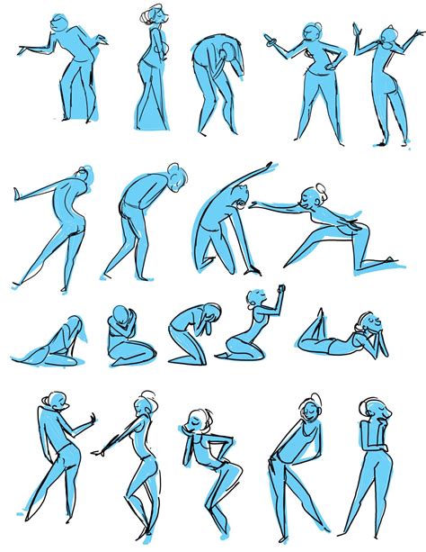 How to Draw a Pose Using Guidelines - Grant Verbut