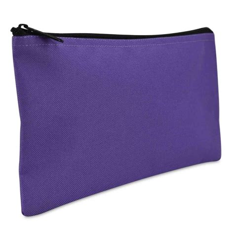 DALIX Bank Bags Money Pouch Security Deposit Utility Zipper Coin Bag in Purple - Walmart.com