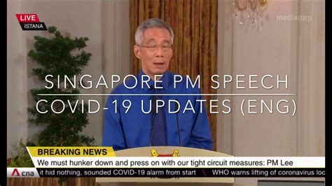 Singapore PM Speech in 3 languages - YouTube