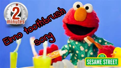 Elmo brushing teeth song | 2 minute timer for kids to brush teeth - YouTube