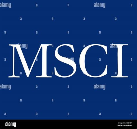 Logo msci hi-res stock photography and images - Alamy