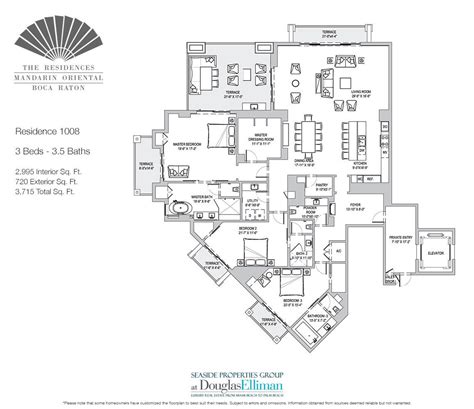 The Residences at Mandarin Oriental Floor Plans, Luxury Condos in Boca ...