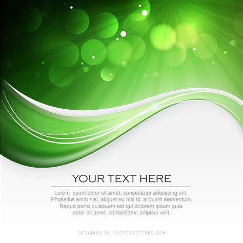 Green Background Graphic Design Template | Graphic design templates, Design template, Green ...