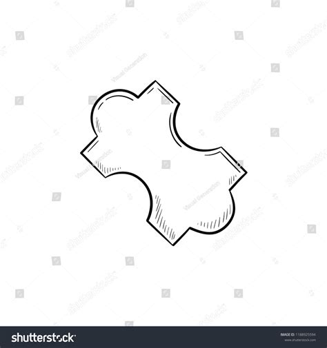 Jig Saw Puzzle Piece Hand Drawn Stock Vector (Royalty Free) 1188925594 | Shutterstock