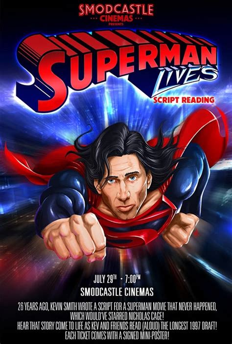 SModcastle Cinemas - Kev's 53rd Birthday Cosplay Superman Lives Script Reading