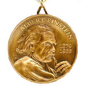 Albert Einstein Medallion by Athletic Awards