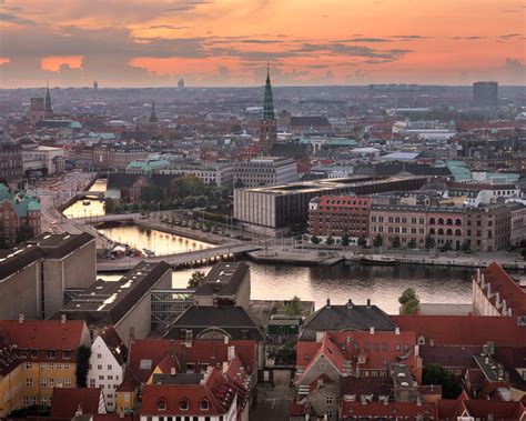 Copenhagen Skyline in the Evening, Denmark | Anshar Images