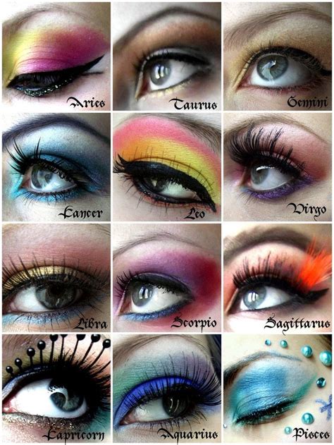 Zodiac(star sign) based makeup #makeup_goals | Zodiac sign fashion, Makeup, Zodiac star signs