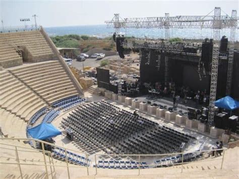 4842396-Preparing_for_concert_Roman_amphitheaterCaesarea_Caesarea | Compass Travel Israel