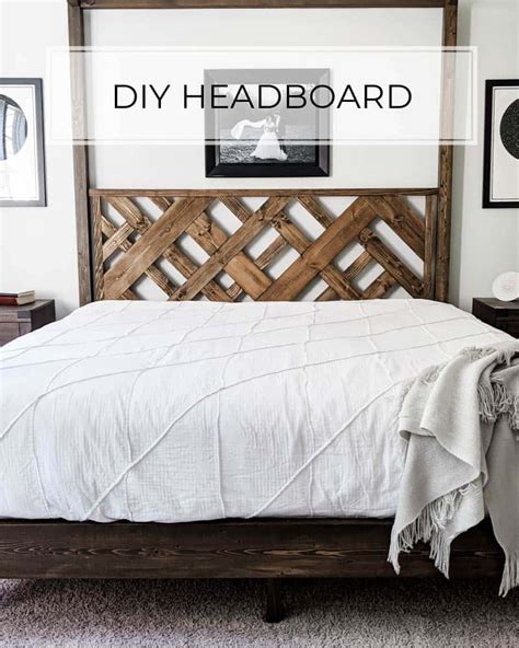 How To Build A Simple Wooden Headboard - Image to u