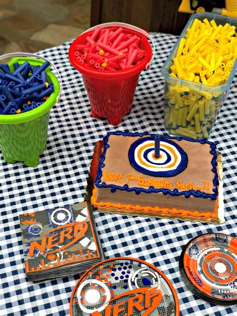 Simple Ideas for an at home Nerf Gun Birthday Party