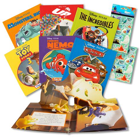 Buy Disney Studio Pixar Storybook Collection Disney Pixar Pop Up Book Set ~ 6 Disney Bedtime ...