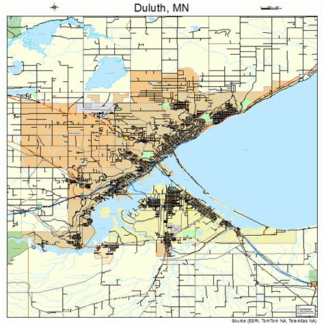 Duluth Minnesota Street Map 2717000