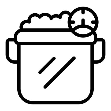 Saucepan food icon outline vector. Book recipe 15211672 Vector Art at Vecteezy