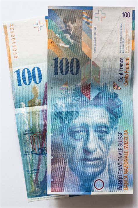 Banknote - 100 Swiss Francs Stock Image - Image of franc, notes: 49983013