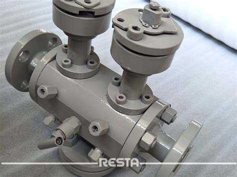 DBB ball valve, double block and double bleed valve made by Resta China