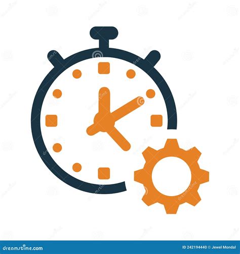 Time, Duration, Timing Icon. Vector Sketch Stock Vector - Illustration ...