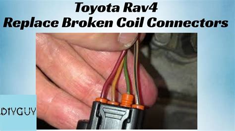 2006-2012 Toyota Rav4 Limited - ignition coil connector replacement - YouTube