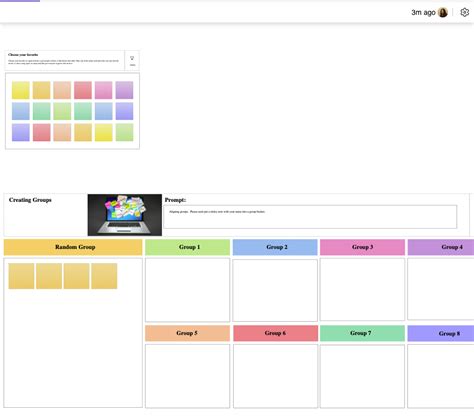 Whiteboard for forming project teams | Extend Activity Bank