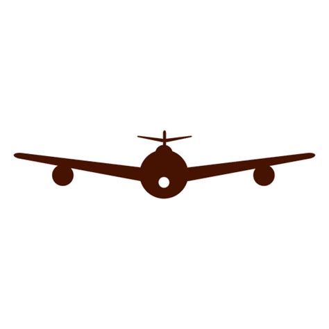 Plane silhouette Icons in SVG, PNG, AI to Download