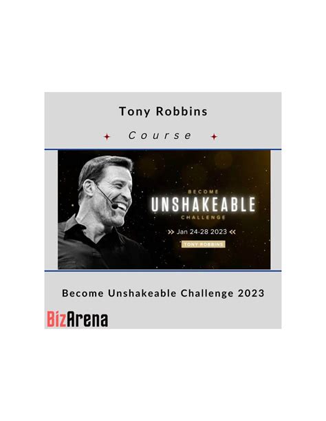 Tony Robbins – Become Unshakeable Challenge 2023