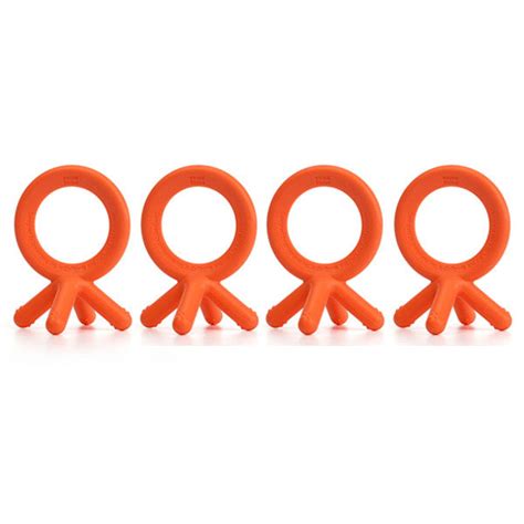 Comotomo Silicone Teether Bundle - 4 Pack: Orange – comotomo