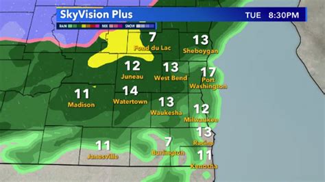 Parts of Wisconsin to see several inches of snow Tuesday afternoon | FOX6 Milwaukee