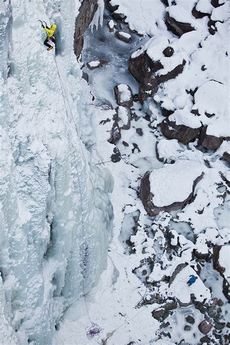 2-day Ice climbing in Rjukan (Norway) with a guide. Ice Climbing trip. Certified leader