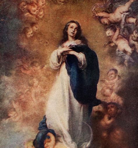 1910 Murillo Original Antique Art Print the Immaculate Conception ...