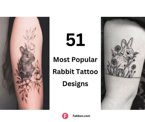 51 Best Rabbit Tattoo Design Ideas - 2024 | Fabbon