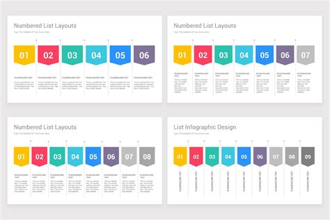 Lists Keynote Presentation Template | Nulivo Market