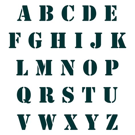 Printable Large Alphabet Letters