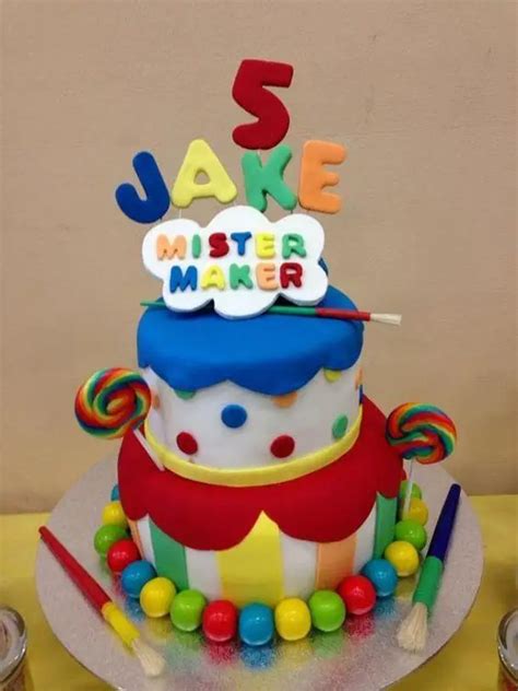 Mister maker birthday cake