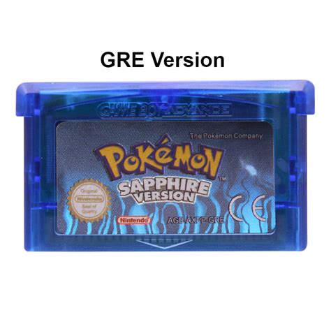 Pokémon Sapphire Gameboy Advance GBA Ger Version 32bit ( Tested & Works)