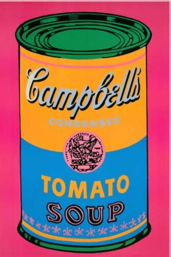 Campbell's Soup Can (Tomato/Pink), 1968 - Andy Warhol - WikiArt.org