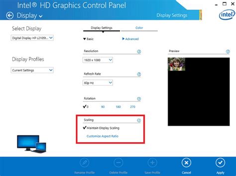 Windows* Desktop Appears Smaller than My Display Screen