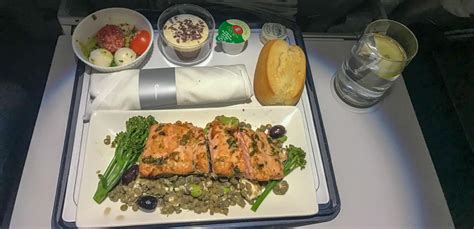 British Airways Business Class Meals