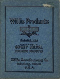 Willis Products Catalog No. 8