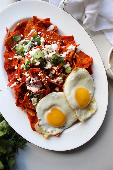 Chilaquiles Rojos (Red Chilaquiles) - Mexican Food Memories