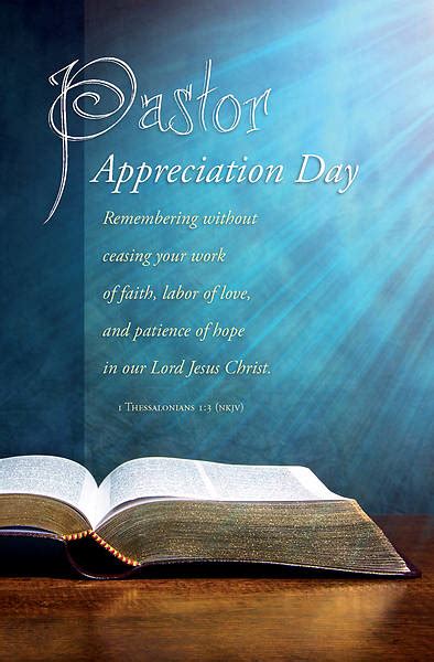 Pastor Appreciation Day Regular Size Bulletin - Pa | Cokesbury