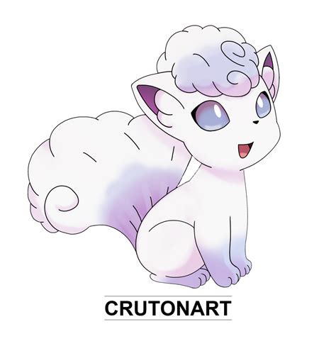 Shiny Alolan Vulpix by CrutonArt on DeviantArt