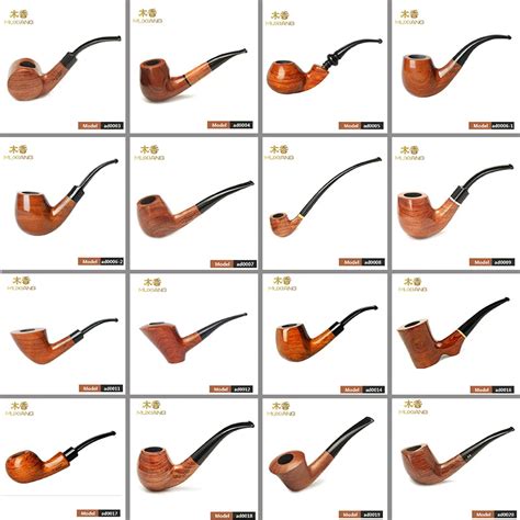 Aliexpress.com : Buy RuMUXIANG 16 Types Rose wood Smoking Pipe Handmade wood Tobacco Pipe ...