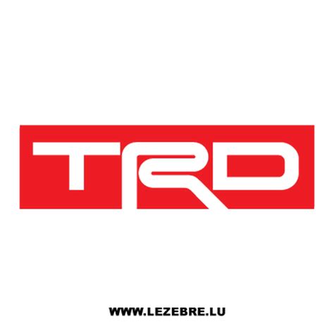 TRD Logo Sticker