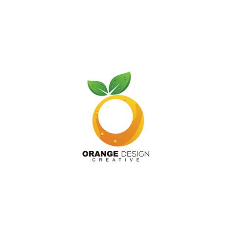 orange design template logo for icon business 18778159 Vector Art at ...