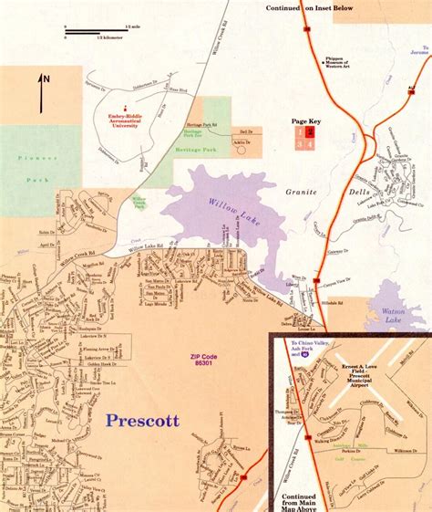 map of prescott valley az | Prescott Arizona Maps - Prescott AZ Maps ...